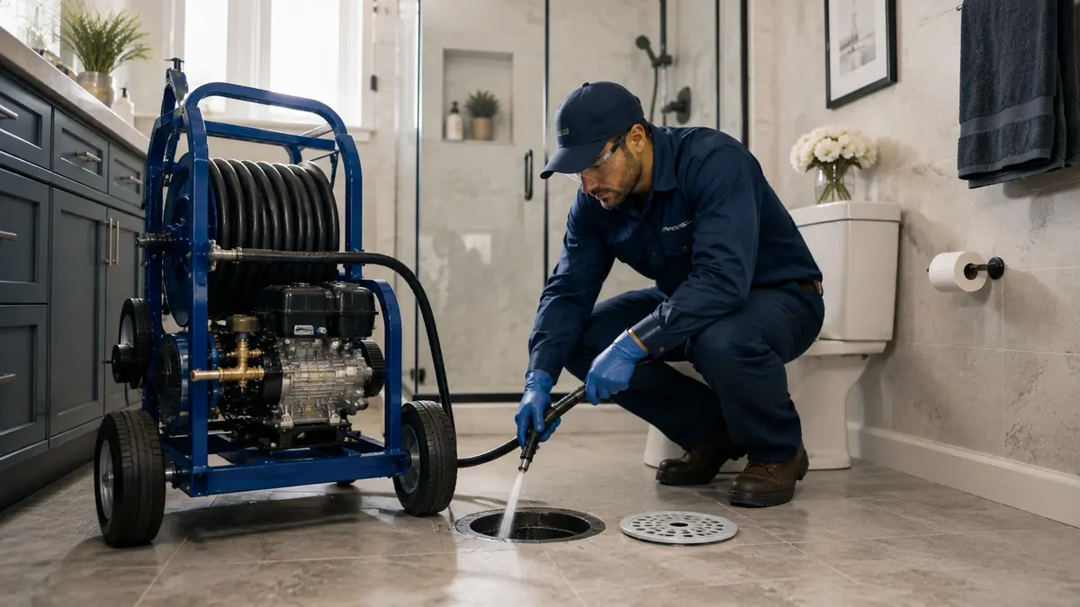 Bathroom Drain Hydro Jetting in South San Francisco
