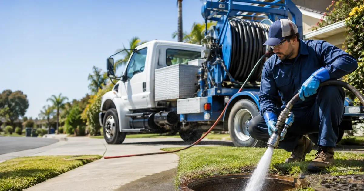 Hydro jet sewer cleaning South San Francisco