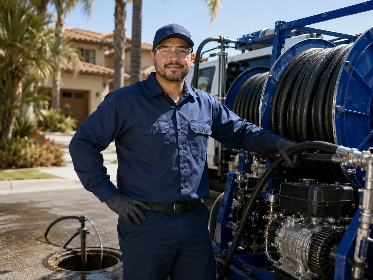Hydro jet sewer cleaning in South San Francisco