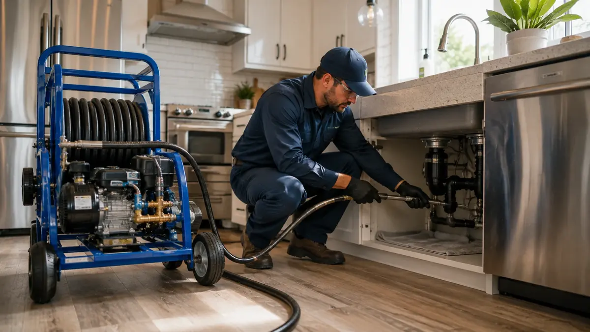 Kitchen Drain Hydro Jetting in South San Francisco